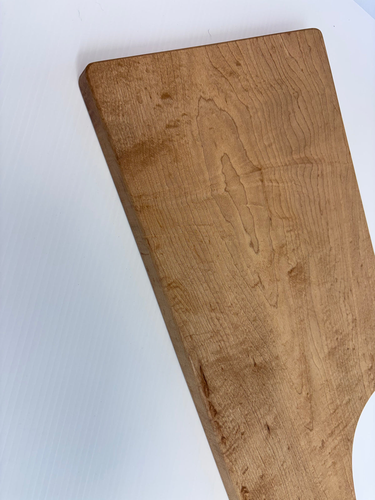 Handcrafted Hard Maple Face-Grain Cutting Board with Handle | One-of-a-Kind