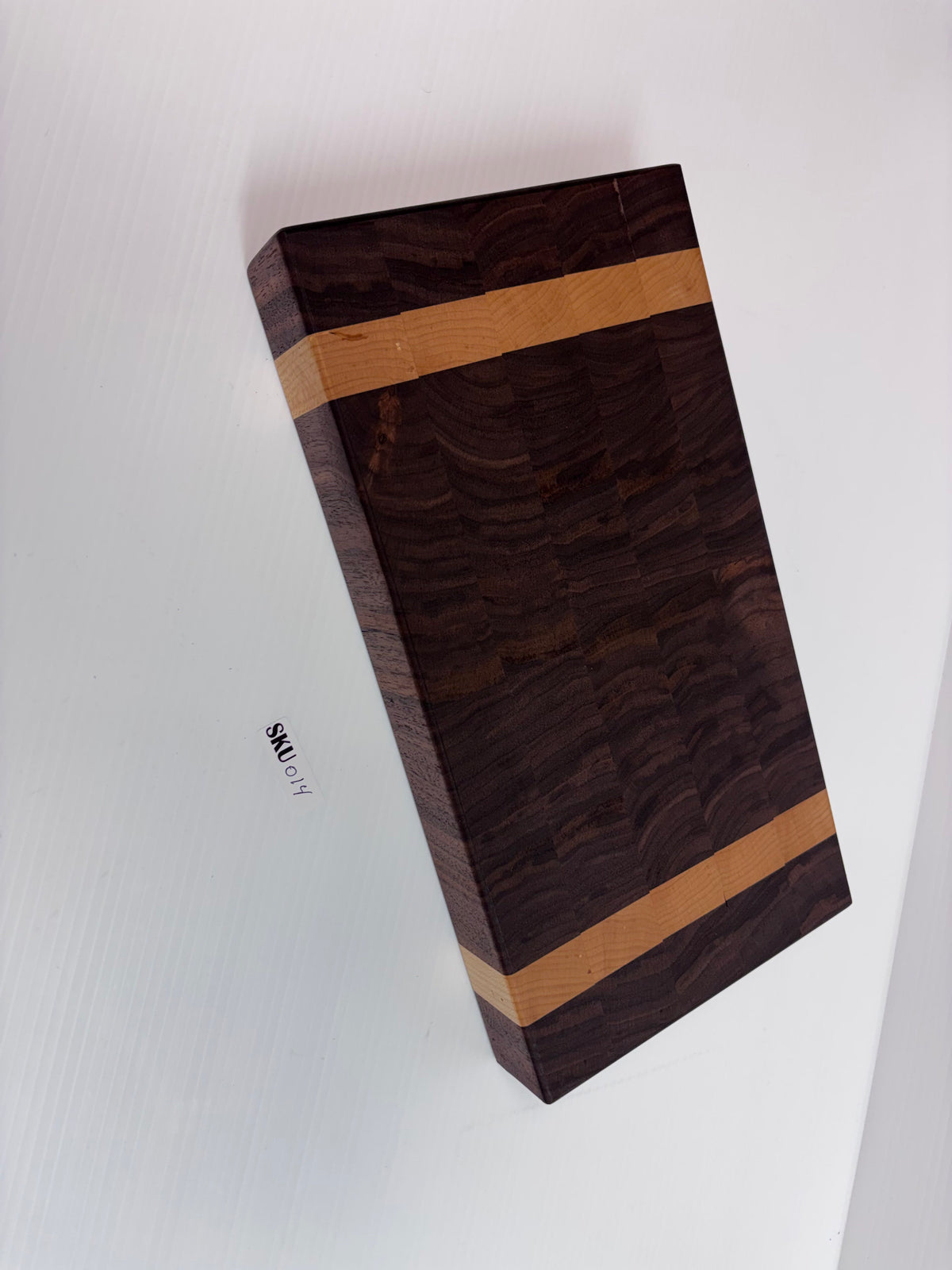 Handcrafted Walnut & Cherry End-Grain Cutting Board | One-of-a-Kind