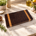 Handcrafted Walnut & Cherry End-Grain Cutting Board | One-of-a-Kind