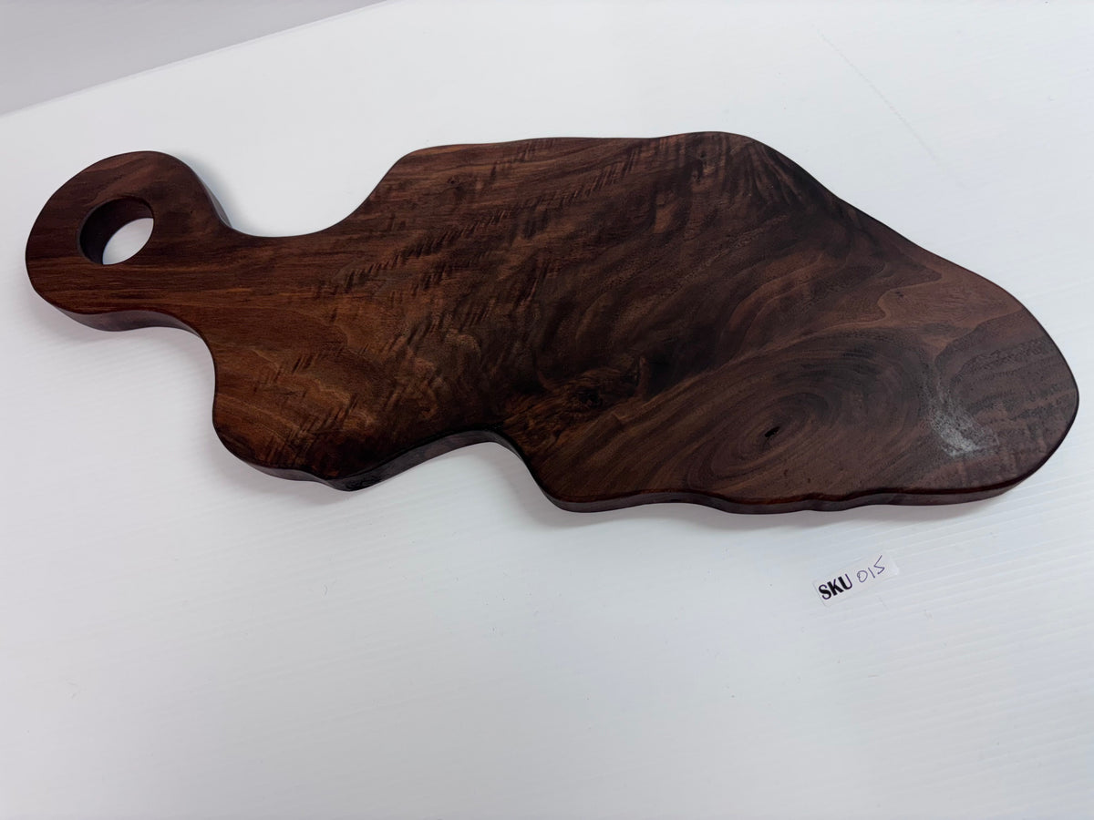 Handcrafted Walnut Charcuterie Serving Board | One-of-a-Kind