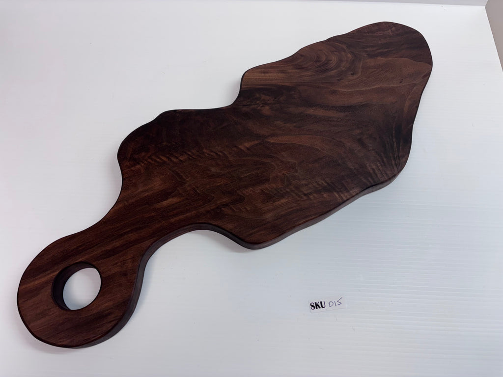 Handcrafted Walnut Charcuterie Serving Board | One-of-a-Kind