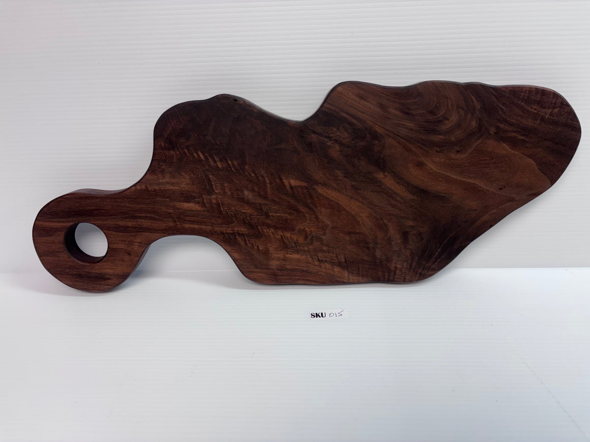 Handcrafted Walnut Charcuterie Serving Board | One-of-a-Kind
