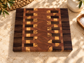 Handcrafted Premium Mixed-Hardwood End-Grain Cutting Board | One-of-a-Kind