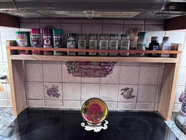 Spice Rack Shelf for Kitchen Stove