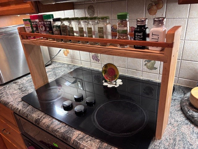 Spice Rack Shelf for Kitchen Stove